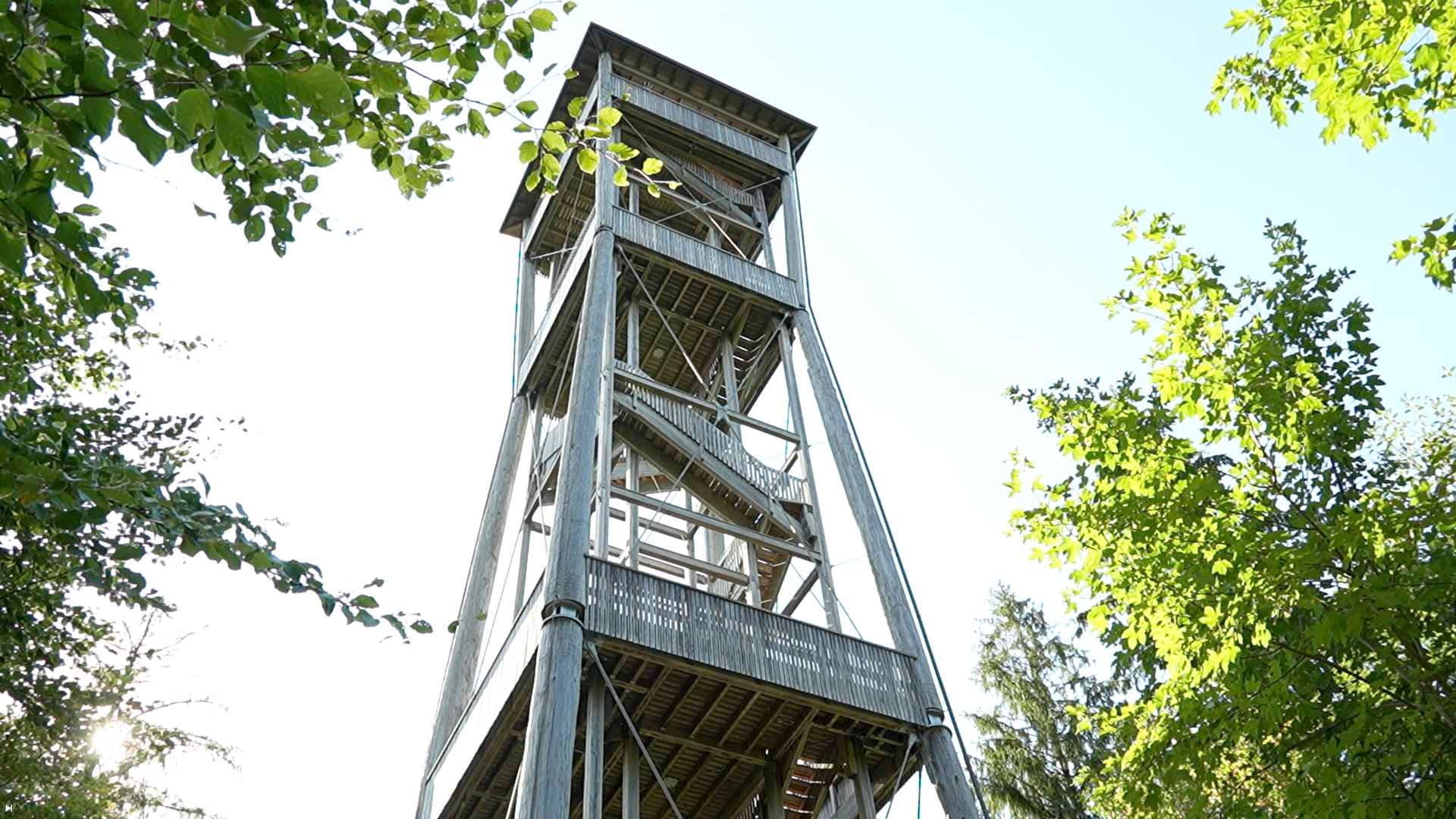 Ausflug auf den höchsten Holzturm der Schweiz