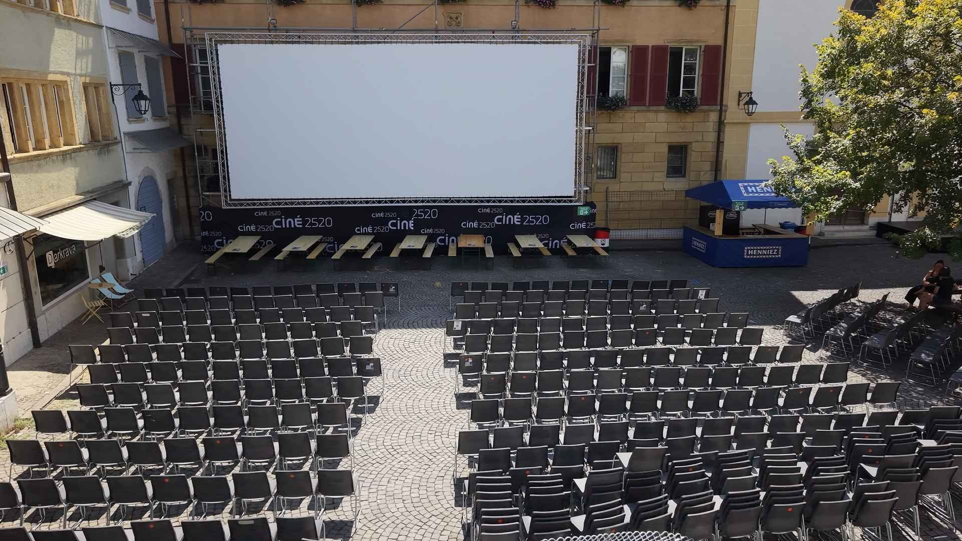 Das Open-Air-Kino in La Neuveville setzt auf Filme und Konzerte