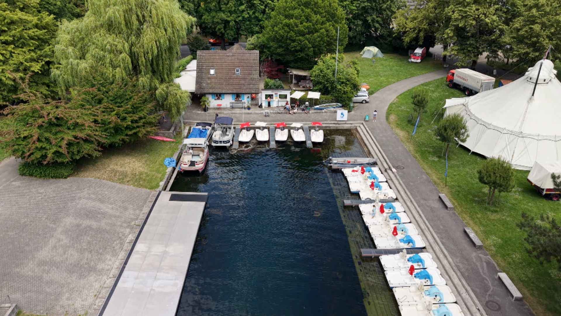 Paddeln auf dem Bielersee
